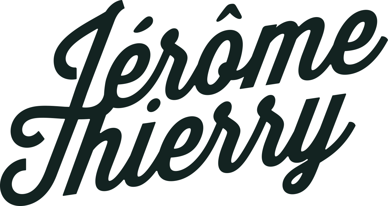 Logo Jérôme Thierry Encre sur fond Crème