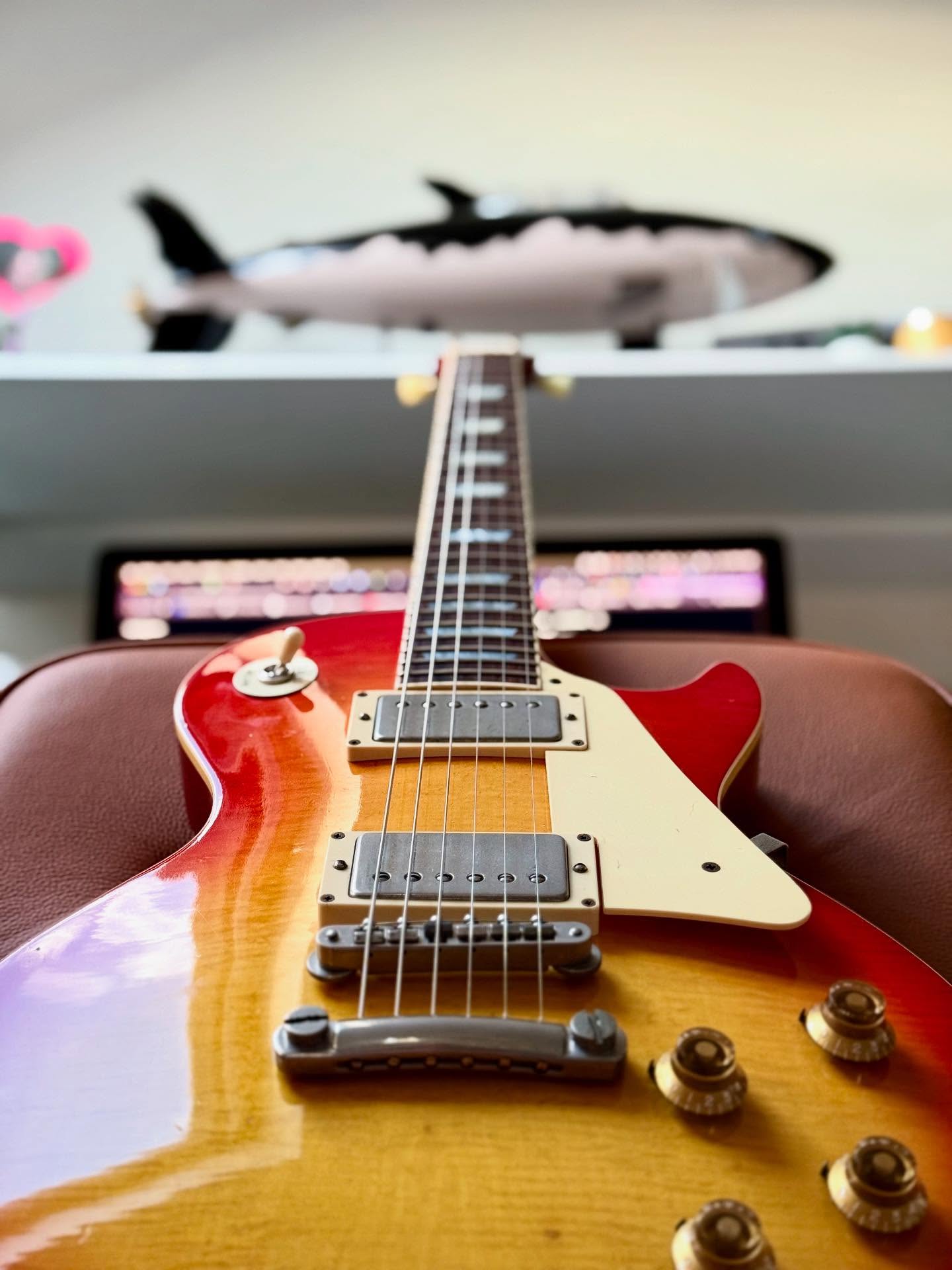 Soirée avec ma #greco #lespaul #superpower