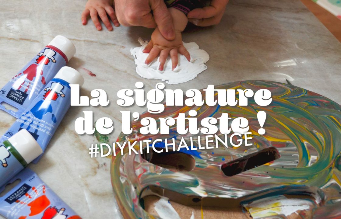 La signature de l'artiste ! #diykitchallenge