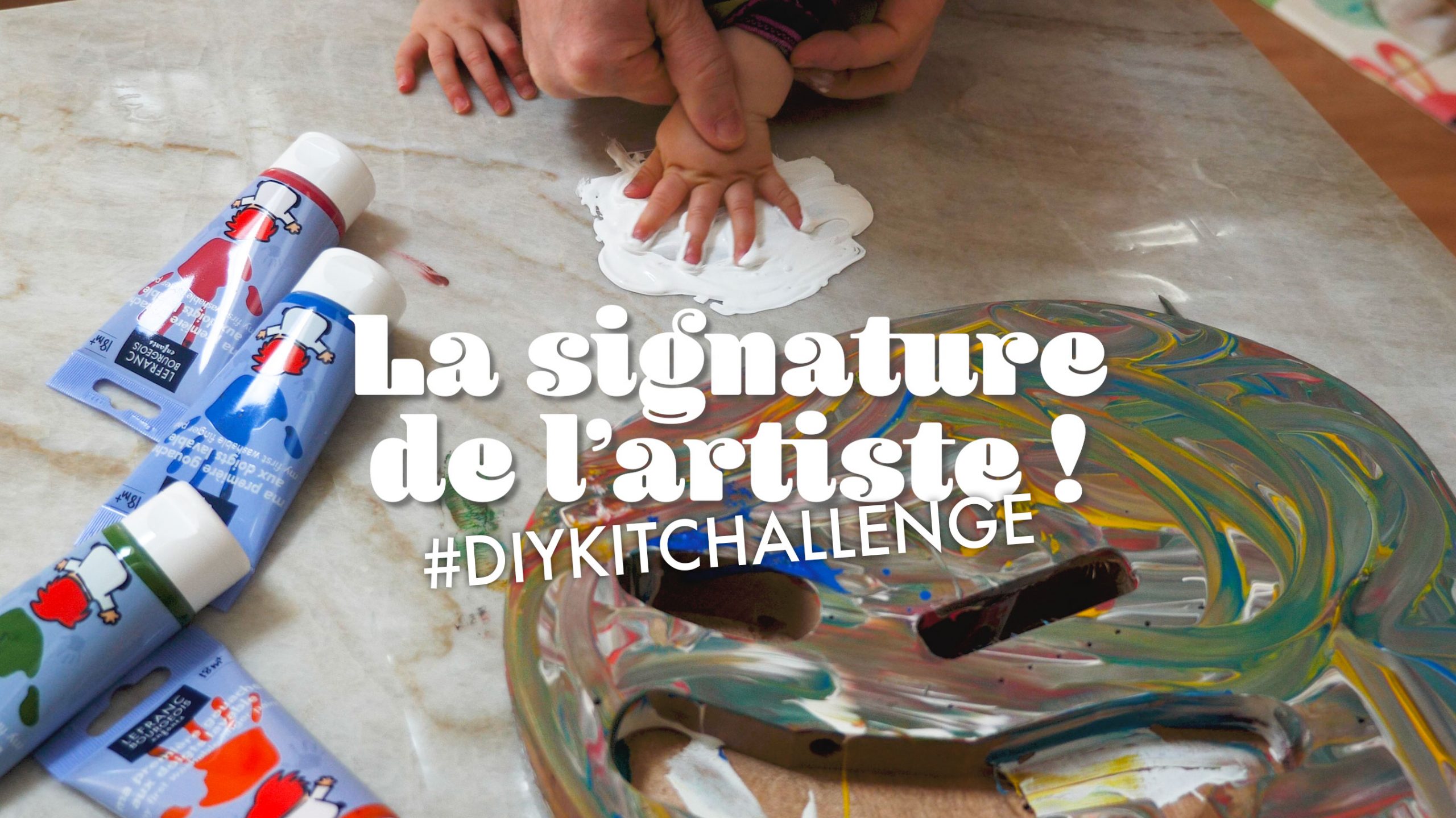 La signature de l'artiste ! #diykitchallenge