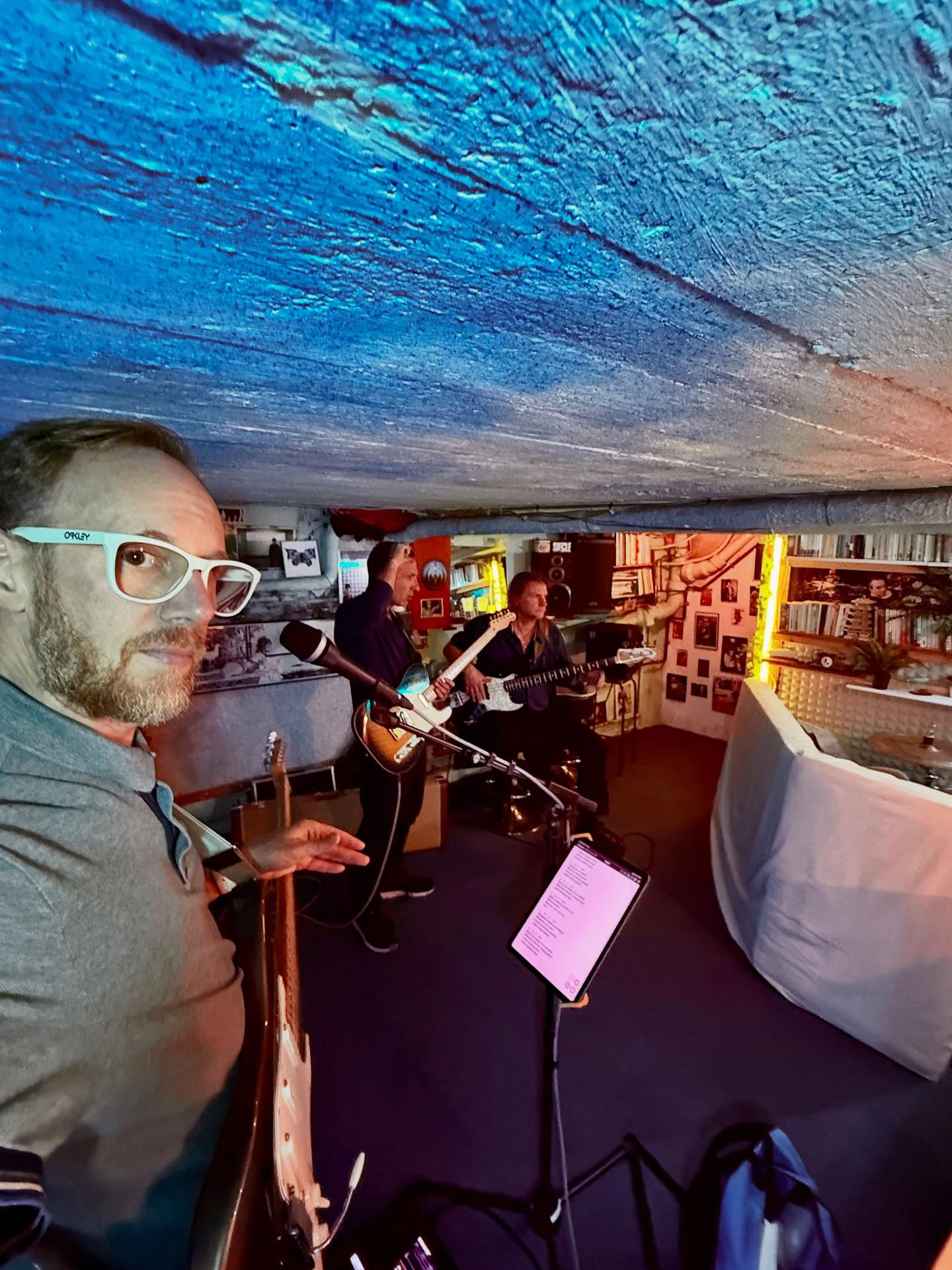 Chouette répète hier soir avec les amis de #lapstime