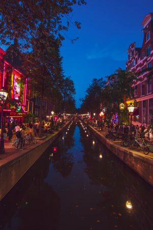 Balade nocturne à Amsterdam