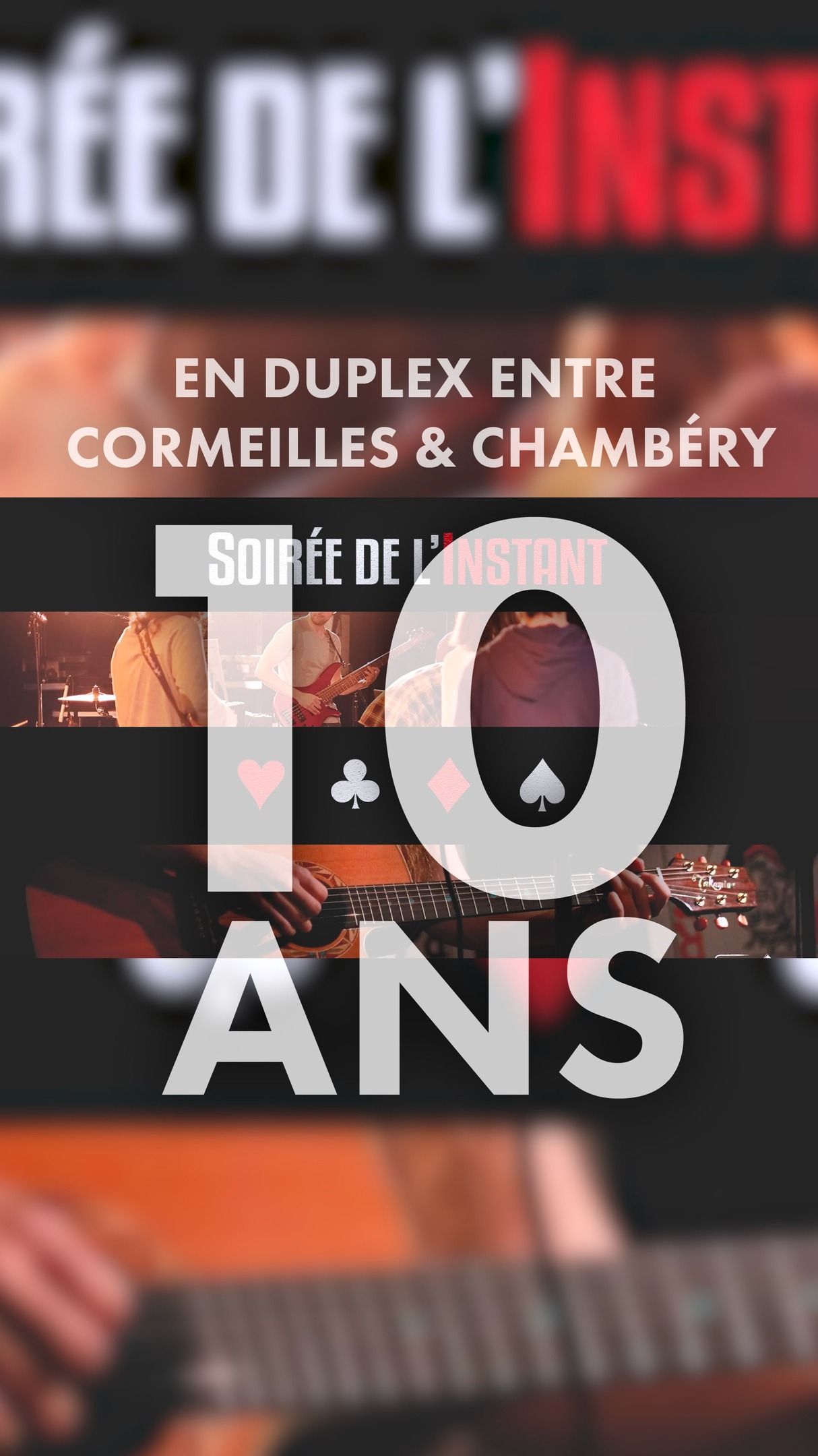 ♥♣♠♦ Ça fait déjà 10 ans !

Un de ces moments un peu improbables où la musique fait disparaître les kilomètres. À Cormeilles-en-Parisis, je jouais la guitare… pendant que les musiciens de L’Instant étaient à @villedechambery, à l’Espace Larith

Le petit détail amusant : je jouais sans entendre ce qu’ils jouaient là-bas. Pas de retour ! La vidéo complète est en commentaire.

#music #jam #guitare #live #musiciens #souvenir #cormeillesenparisis #chambery